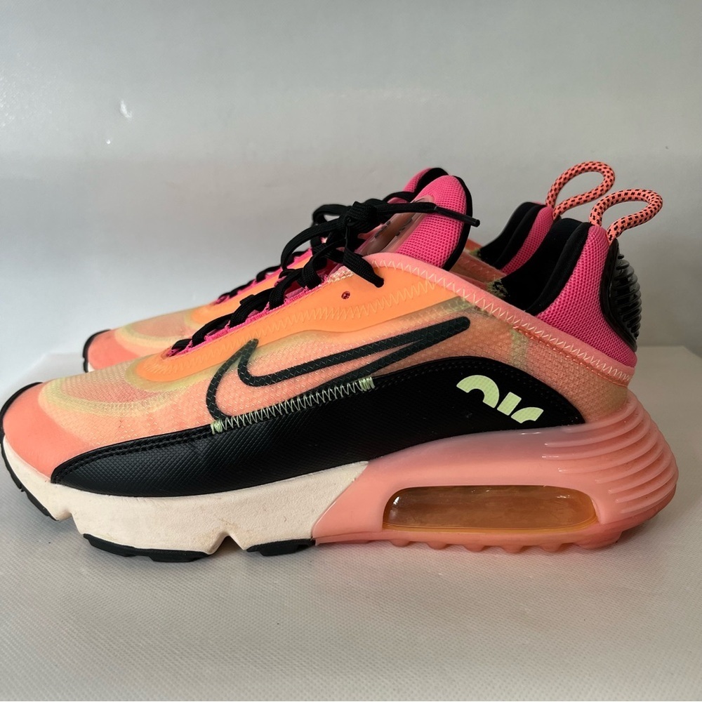 Nike Air Max 2090 Barely Volt Black Atomic Pink Sneakers
